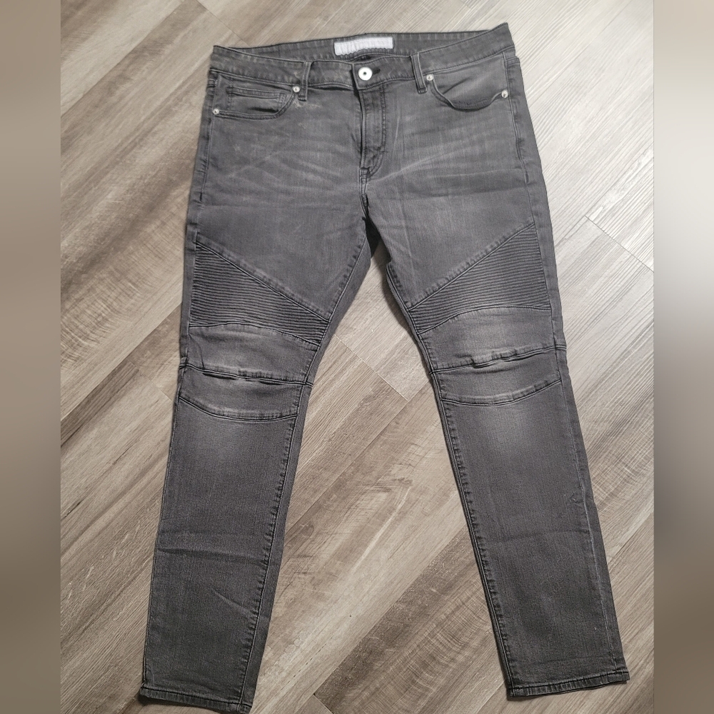 Men's Express Gray Wash Jeans 36x30